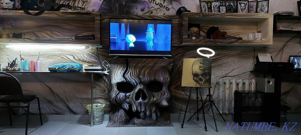 Роспись стен, Аэрография, Граффити, Скульптура, Барельеф, Алматы - изображение 5