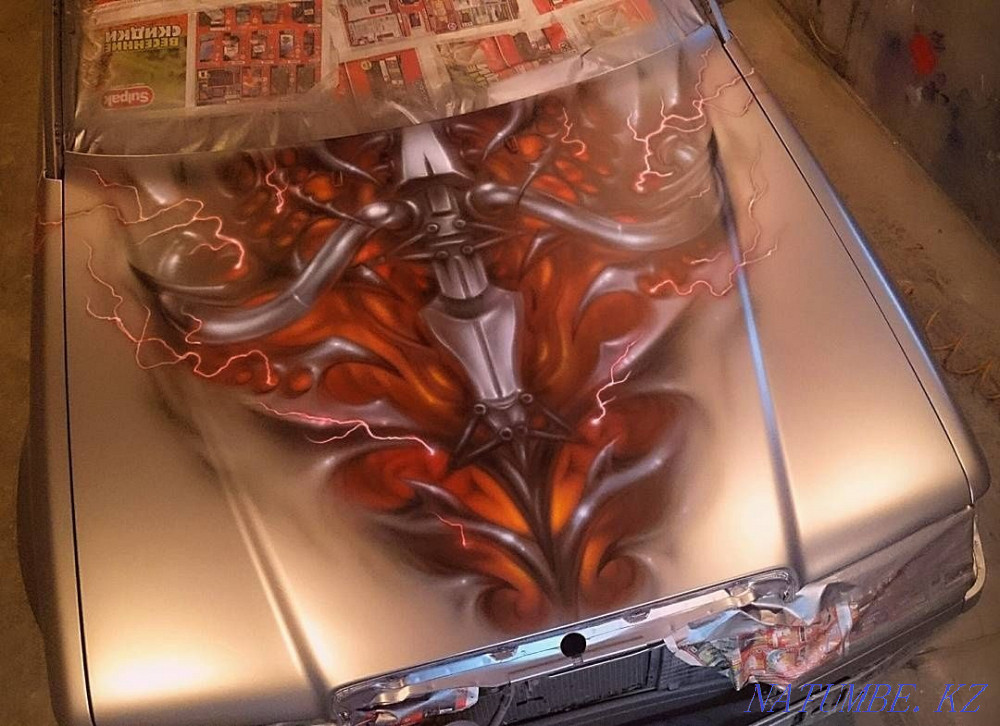 Роспись стен, Аэрография, Граффити, Скульптура, Барельеф, Алматы - изображение 6