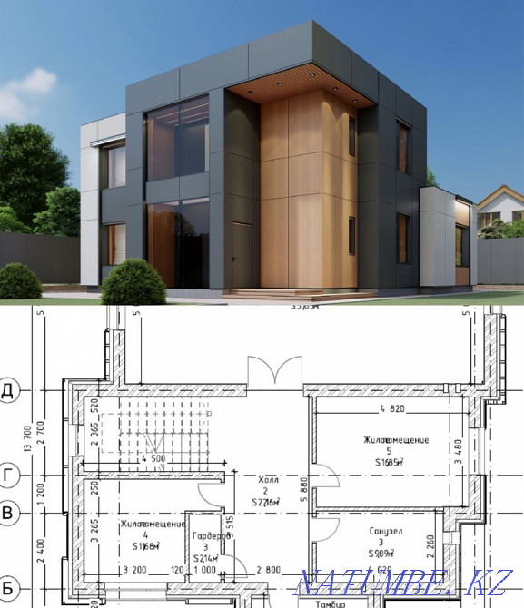 Sketch, DESIGN, Working draft, legalization, RE-PLANNING, act of INPUT Astana - photo 2
