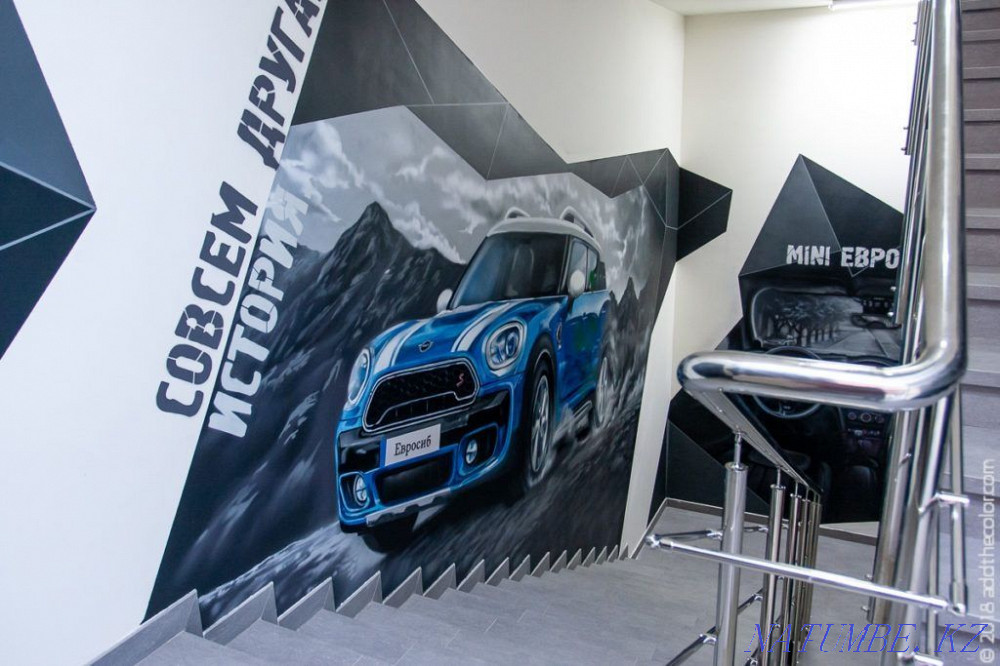 Wall painting, graffiti, artists, murals Astana - photo 3