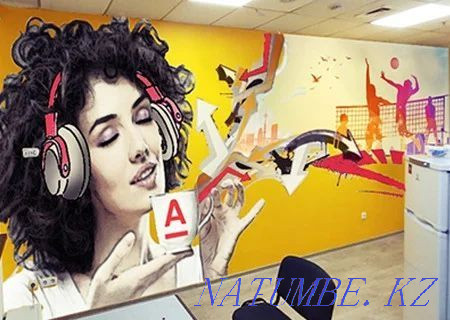 Wall painting, graffiti, artists, murals Astana - photo 2