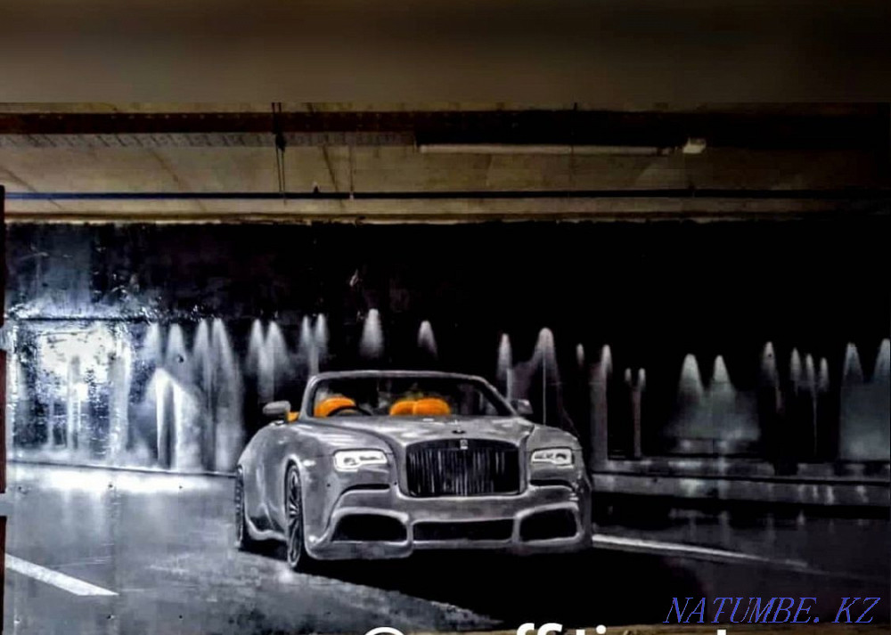 Wall painting, graffiti, artists, murals Astana - photo 6