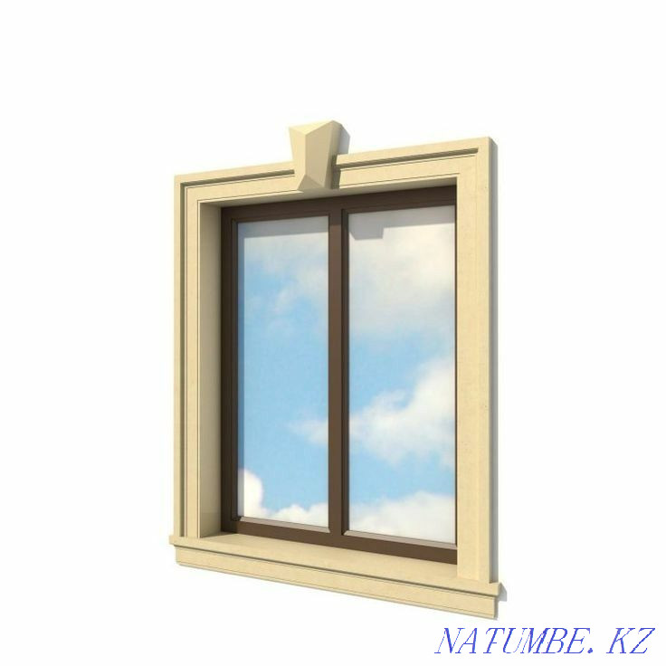 Декор для ФАСАДА Астана обрамление окон Русты Пилястра окна Астана - изображение 3