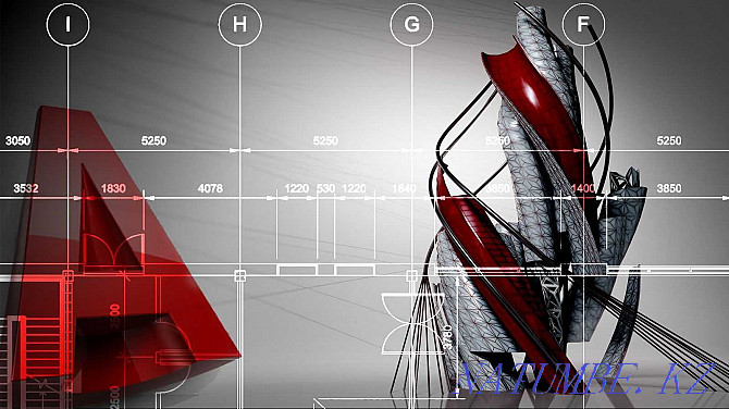 Drawings Autocad/ Coreldraw/3d model Sketchup/3d max Astana - photo 1