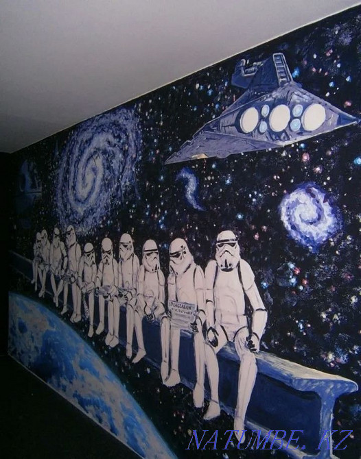 Wall painting with design Astana - photo 3