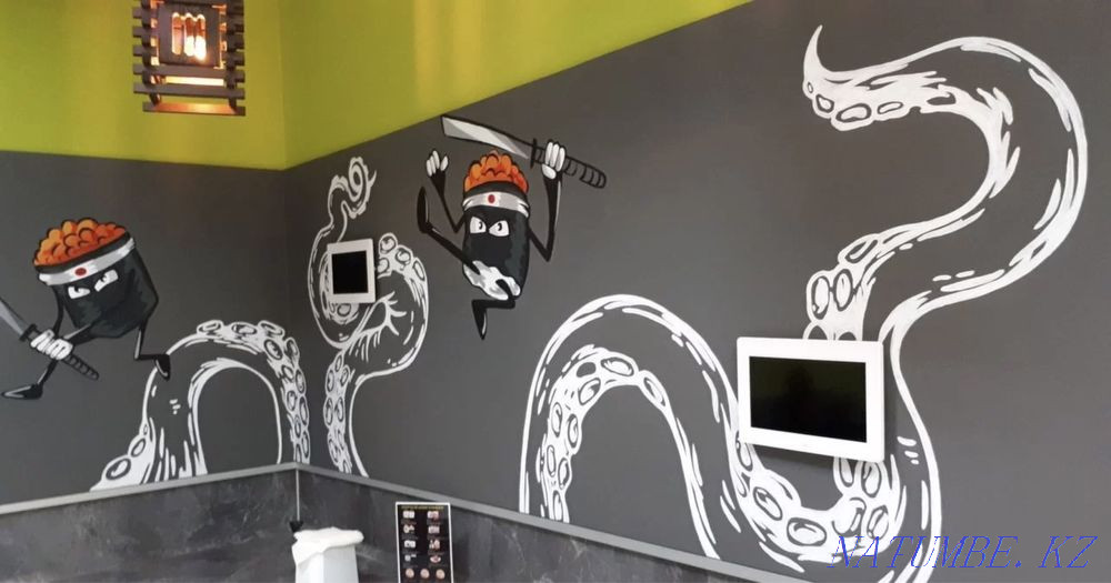 Wall painting with design Astana - photo 4
