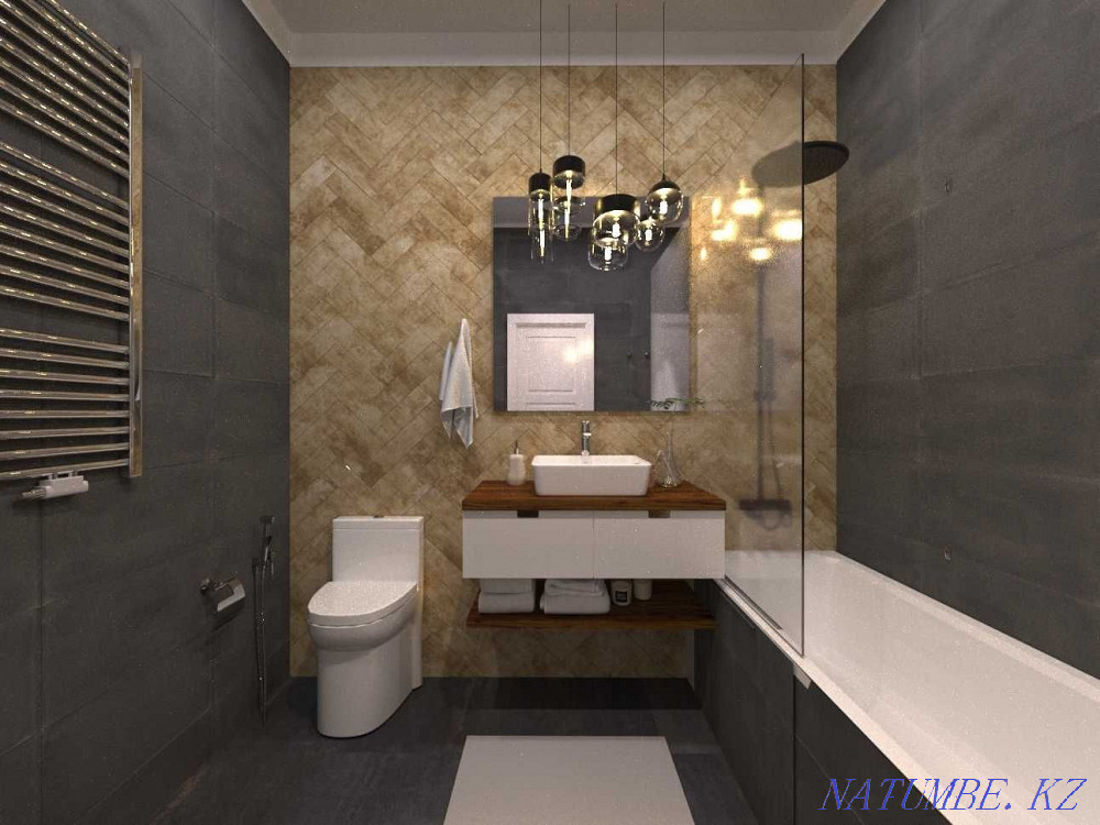 Интерьер дизайны шаршы метрі 3000 теңгеден  Алматы - изображение 4