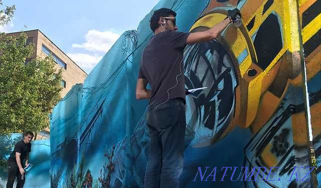 professional wall painting Astana - photo 1