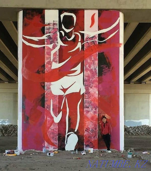 Роспись стен и Граффити с Дизайном Астана - изображение 3