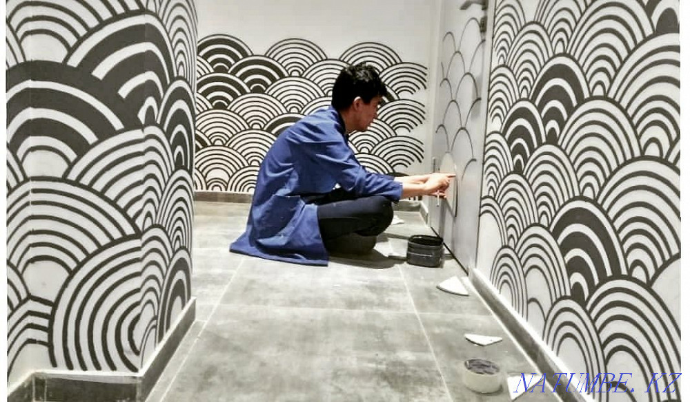 Роспись стен и Граффити с Дизайном Астана - изображение 7