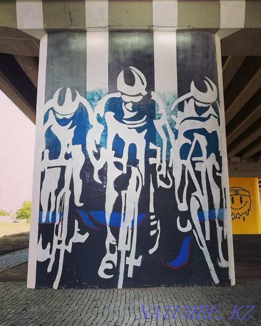 Роспись стен и Граффити с Дизайном Астана - изображение 5