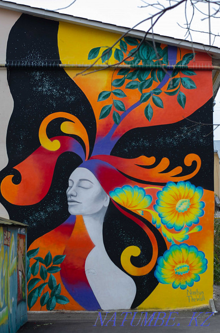 Қабырғаға сурет салу өнері  Астана - изображение 5