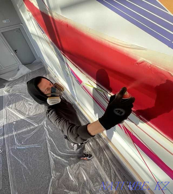 Қабырғаға сурет салу өнері  Астана - изображение 1