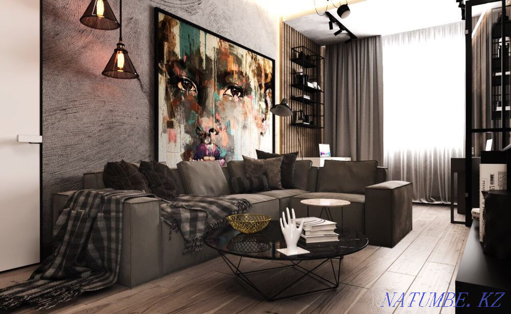 Interior design from 7000 tenge, Visualization from 5000 tenge, drawings from 1000 Almaty - photo 4