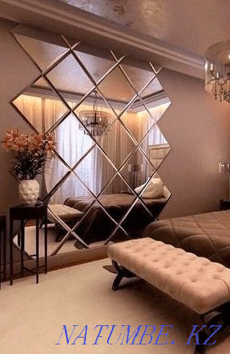 Mirror tiles, custom mirror Astana - photo 4
