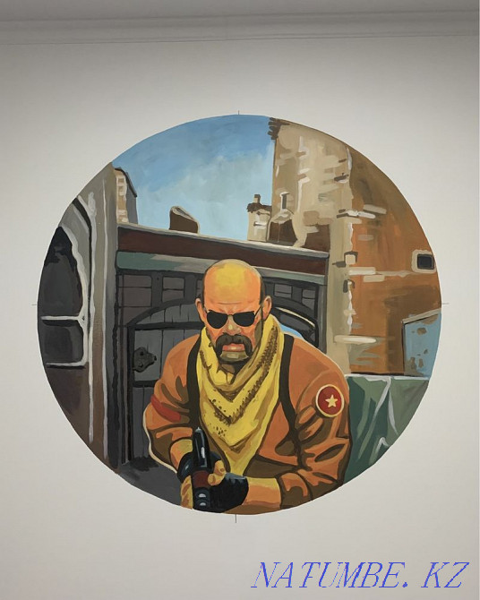 Wall painting 7000tg sq/m Astana - photo 5