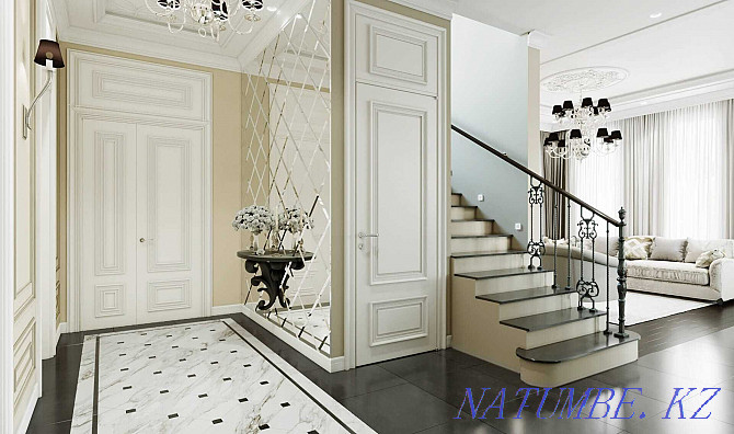 ?aza? stilinde oryndalatyn interior design. Interior designer Almaty - photo 7