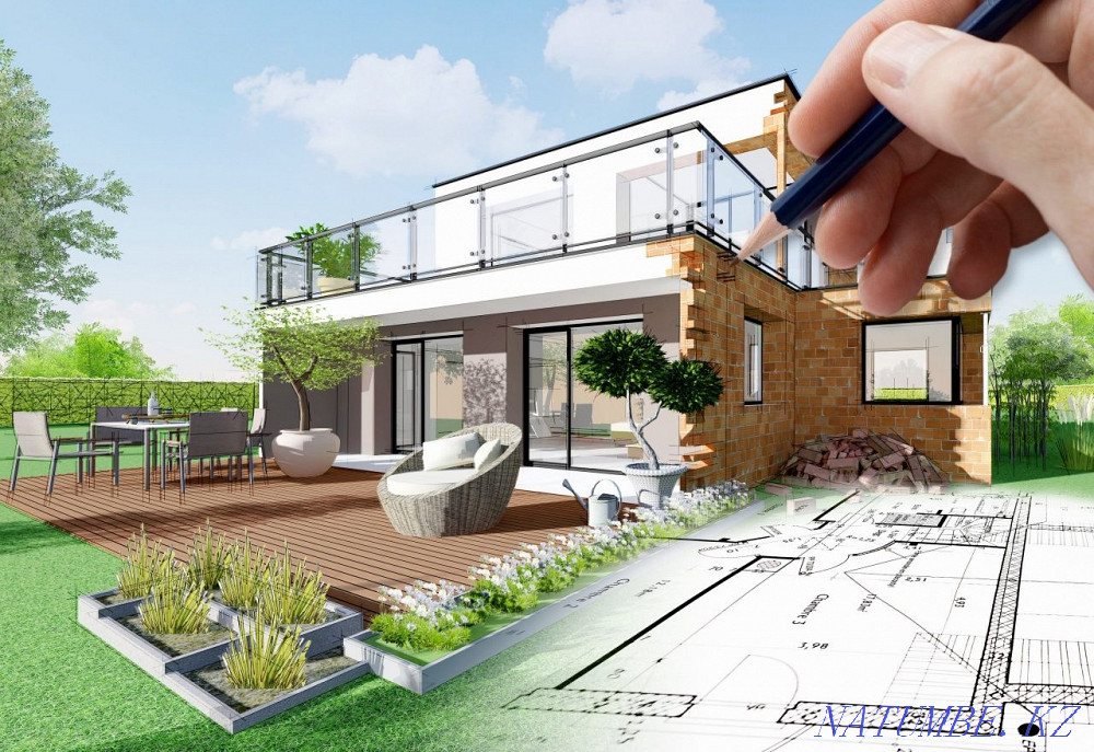 Sketch projects, Design, 3d visualization, designing Акбулак - photo 1