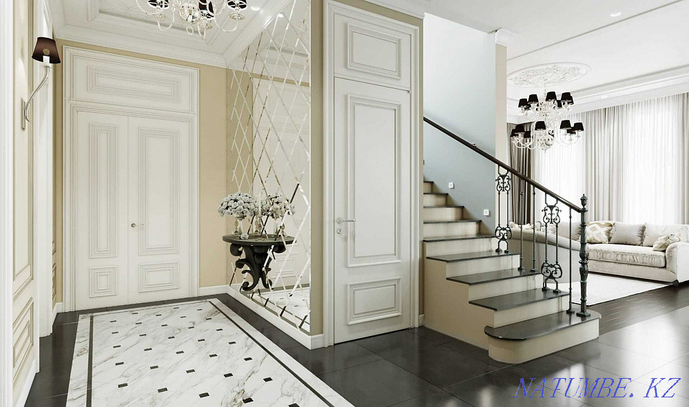 Elite interior design, 3D visualization, working drawings Almaty - photo 6