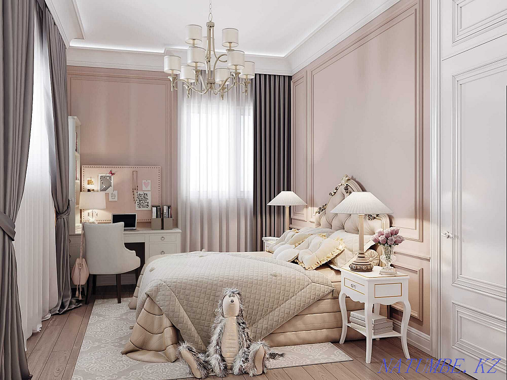 Elite interior design, 3D visualization, working drawings Almaty - photo 5