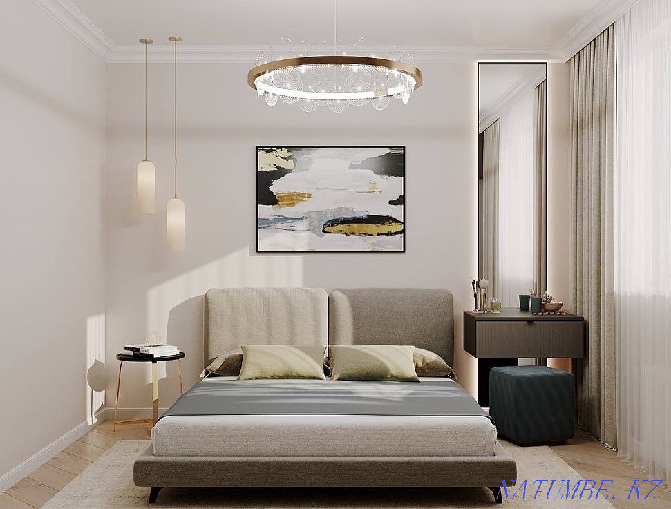 Интерьер дизайны, дизайн жобасы 3000тг. шаршы метрге  Астана - изображение 7