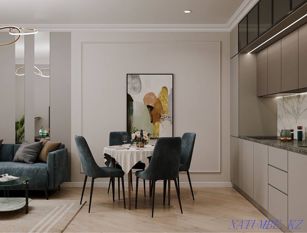 Интерьер дизайны, дизайн жобасы 3000тг. шаршы метрге  Астана - изображение 1