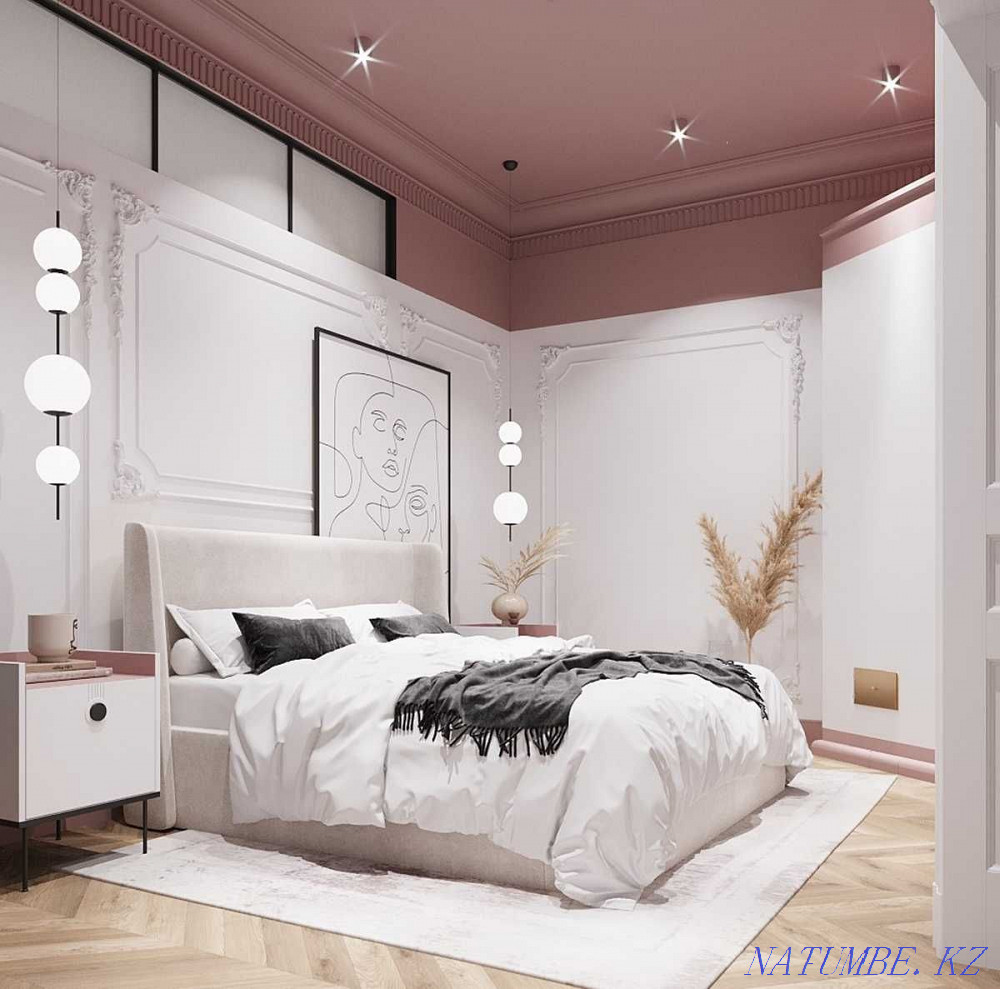 Studio interior design / 3D visualization / Work. drawings/layouts Almaty - photo 1