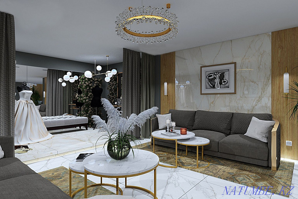 Нұр-Сұлтандағы интерьер дизайны  Астана - изображение 3