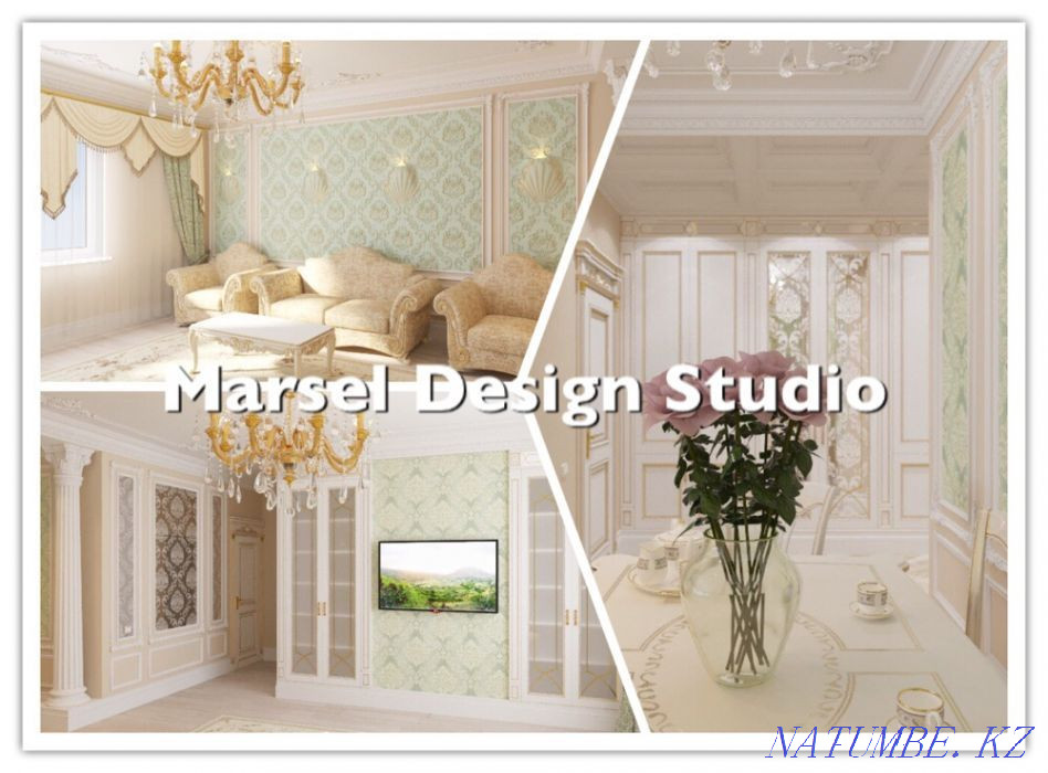 Разработка дизайна интерьеров и декорирование Астана - изображение 3