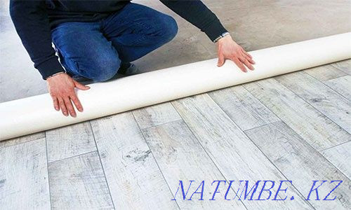 Укладка линолеума, ламината установка плинтуса  - изображение 1