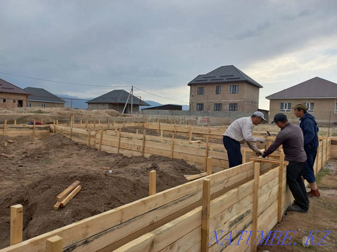 Uzbek brigade/Draft construction/Foundation/ Fence/ Plaster/ Levkas Almaty - photo 6
