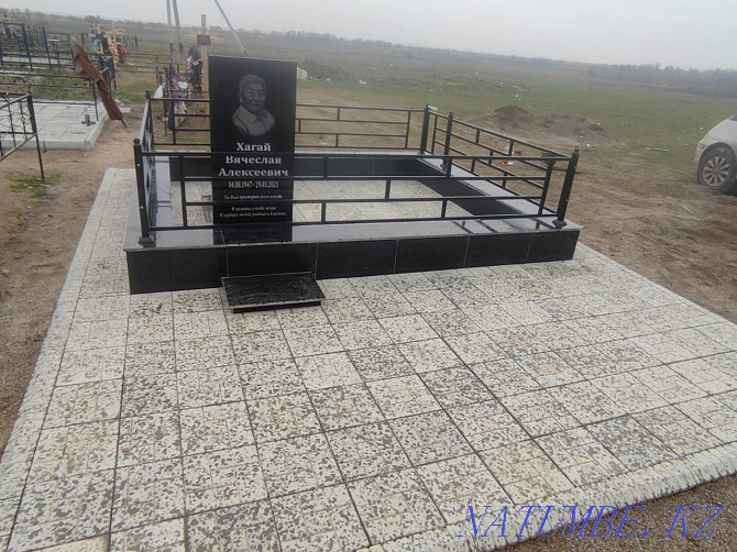 Monuments, fences. Ennoblement of the graves Almaty - photo 2