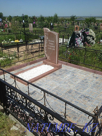 Monuments, fences. Ennoblement of the graves Almaty - photo 4