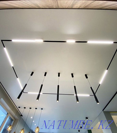 Stretch ceilings "COMFORT" suspended ceiling suspended ceiling aspan kerme tobe Kyzylorda - photo 5