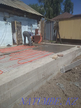 Concrete work, screed, foundation, underfloor heating Kostanay - photo 5
