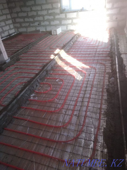 Concrete work, screed, foundation, underfloor heating Kostanay - photo 4