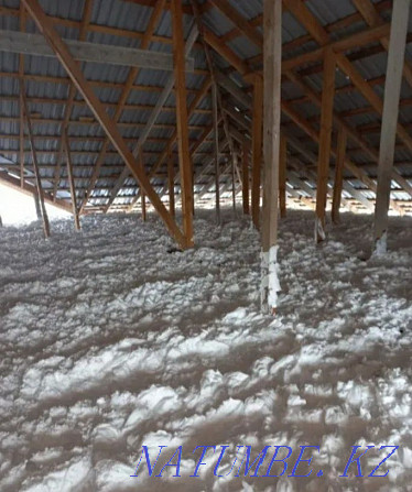 Insulation of the roof and walls interfloor ceilings of the attic Penoizol Aqtobe - photo 1