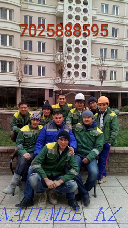 Laying paving stones, Laying paving stones, paving slabs, paving stones. Almaty - photo 1