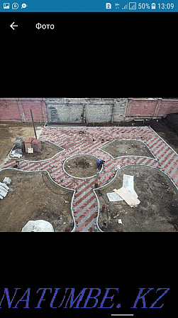 Laying paving stones, Laying paving stones, paving slabs, paving stones. Almaty - photo 7