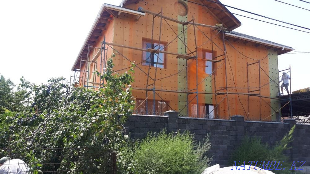 Warming of walls outside in Almaty. Insulation of external walls. Almaty - photo 5