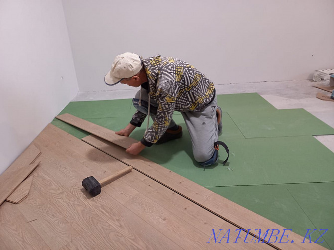 High-quality laying of a laminate and installation of a plinth! Гульдала - photo 3