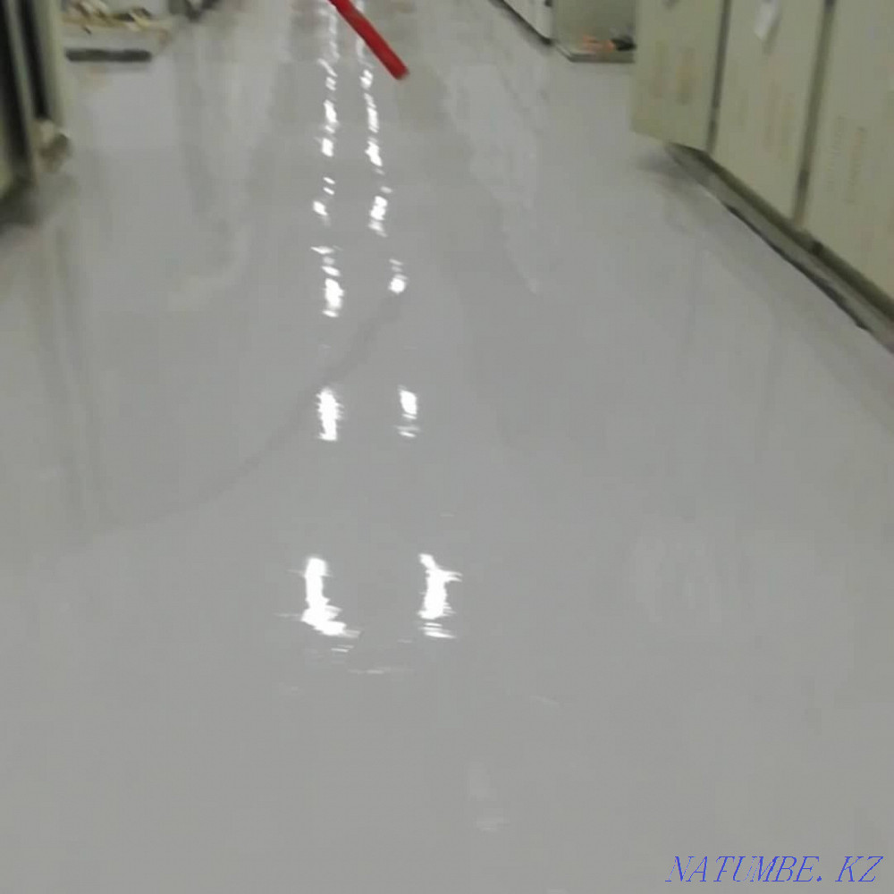 polymer floors. Industrial, decorative floors, concrete hardener. Aqsay - photo 2