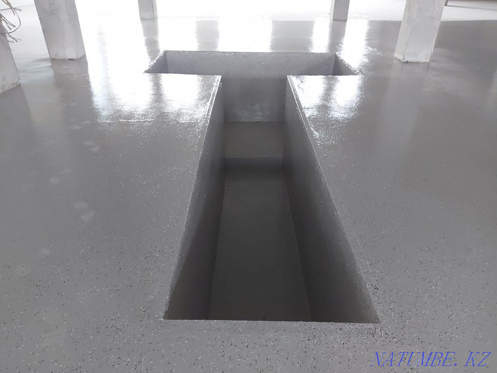polymer floors. Industrial, decorative floors, concrete hardener. Aqsay - photo 6