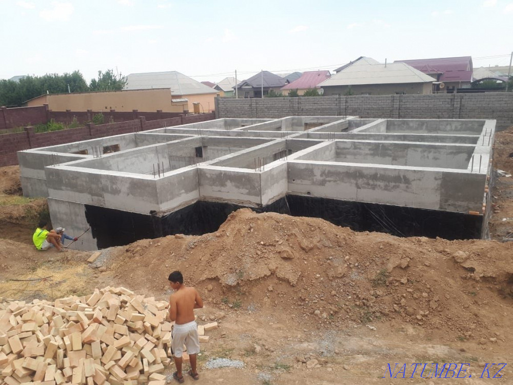 Filling the strip foundation Shymkent - photo 8
