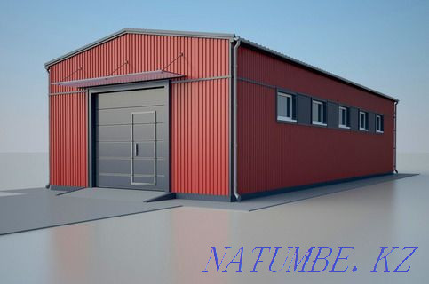 Сэндвич-панельдерден дүңгіршектер, ангарлар, гараждар, қораптар өндіру  Қостанай  - изображение 3