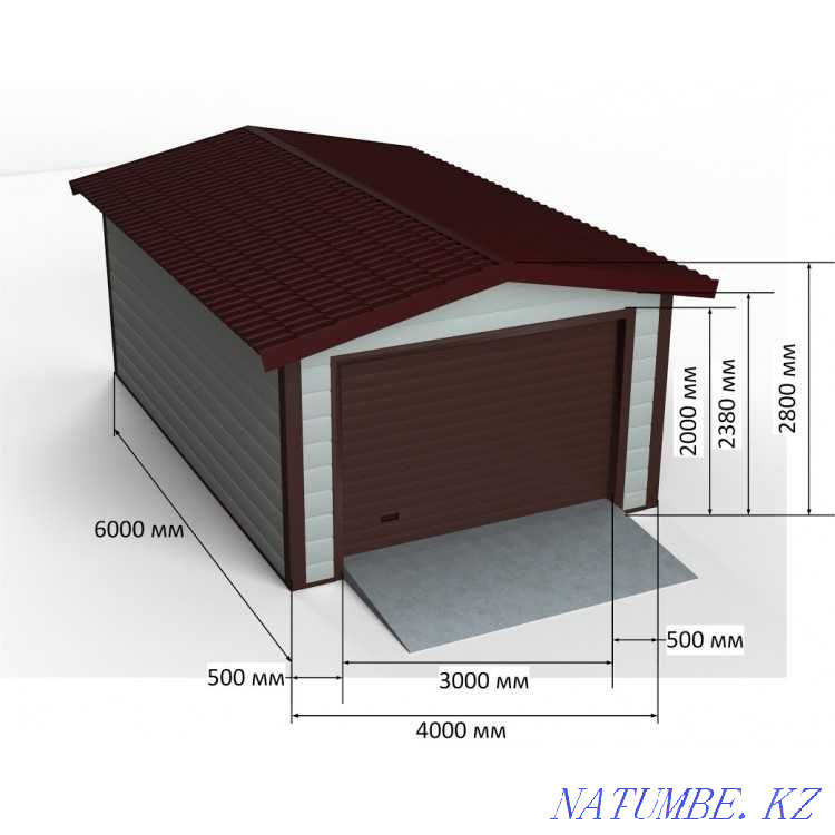 Сэндвич-панельдерден дүңгіршектер, ангарлар, гараждар, қораптар өндіру  Қостанай  - изображение 5