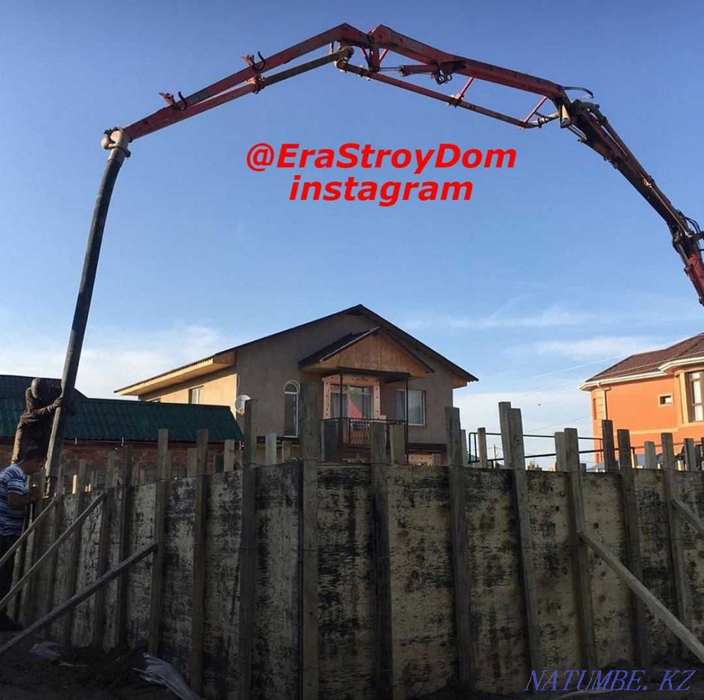 Pouring the foundation with its own formwork. We fill the Foundation of Almaty Almaty - photo 1