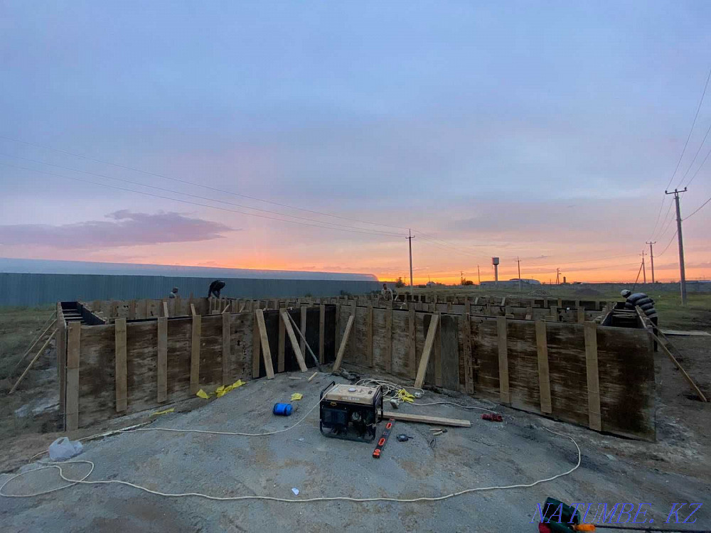 Pouring the foundation with its own formwork. We fill the Foundation of Almaty Almaty - photo 8
