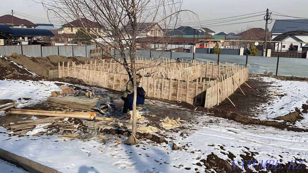 Pouring the foundation with its own formwork. We fill the Foundation of Almaty Almaty - photo 7