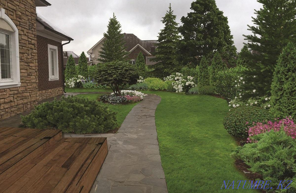 Landscaping. Accomplishment. Site design. Astana - photo 8